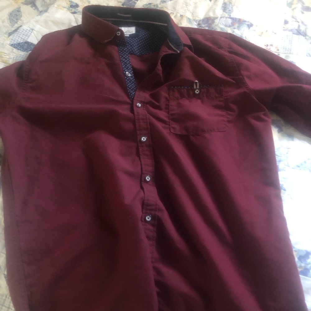 Craft n Flow, burgundy long-sleeve shirt
